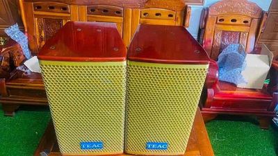 Loa gỗ Full 25 TEAC màu nâu vàng. Mua bán Tivi, Âm thanh tại Huyện Long Thành Đồng Nai được đăng bởi Ninh Audio Long Thành 