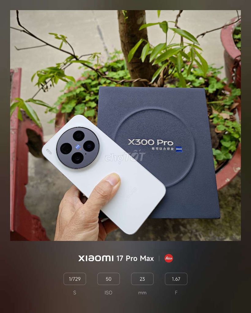 VIVO X300 PRO 12/256 FULLBOX. Mua bán Điện thoại tại Thành phố Huế Thừa Thiên Huế được đăng bởi Lâm Nguyễn Store Smartphone and Smartwatch hình 1