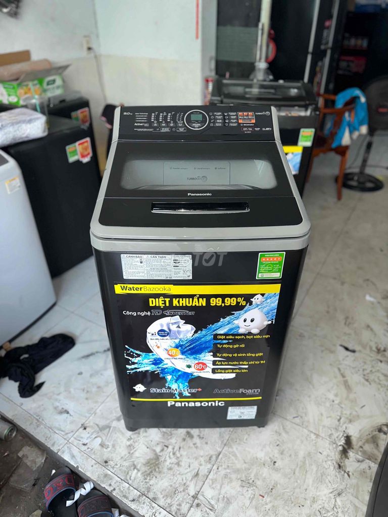 Panasonic 9kg có giặt nc nóng bh3tháng bao ship. Mua bán Máy giặt tại Quận 6 Tp Hồ Chí Minh được đăng bởi Điện Lạnh Phúc Thịnh hình 1