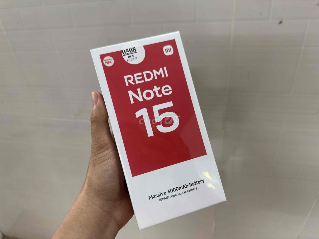 Xiaomi Redmi Note 15 8Gam 128GB pin 6000 new mới. Mua bán Điện thoại tại Quận Ninh Kiều Cần Thơ được đăng bởi ĐIỆN THOẠI GIÁ TỐT UY TÍN  hình 1