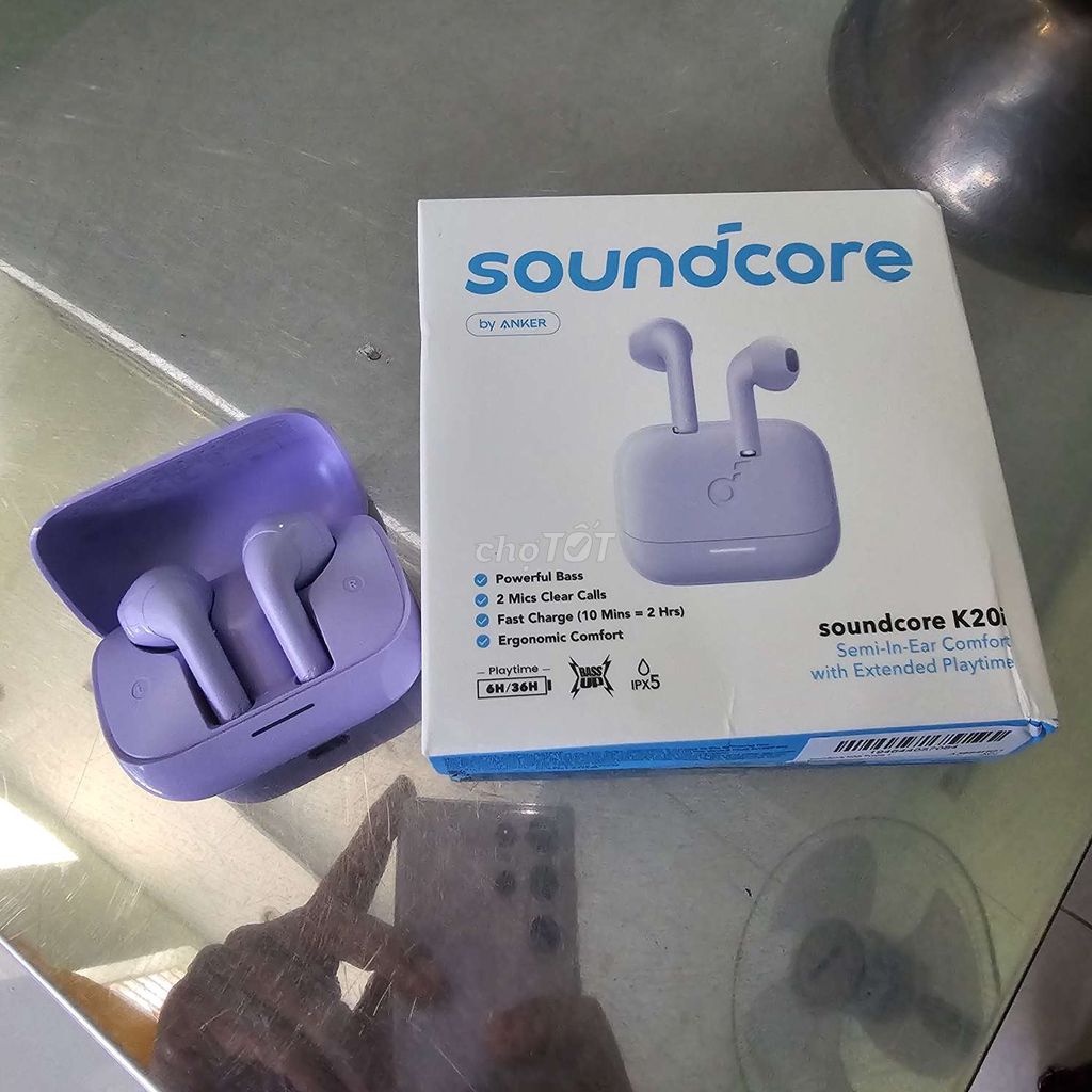 Tai nghe Anker Soundcore K20i Tím. Mua bán Tivi, Âm thanh tại Quận 3 Tp Hồ Chí Minh được đăng bởi Hòa hình 1