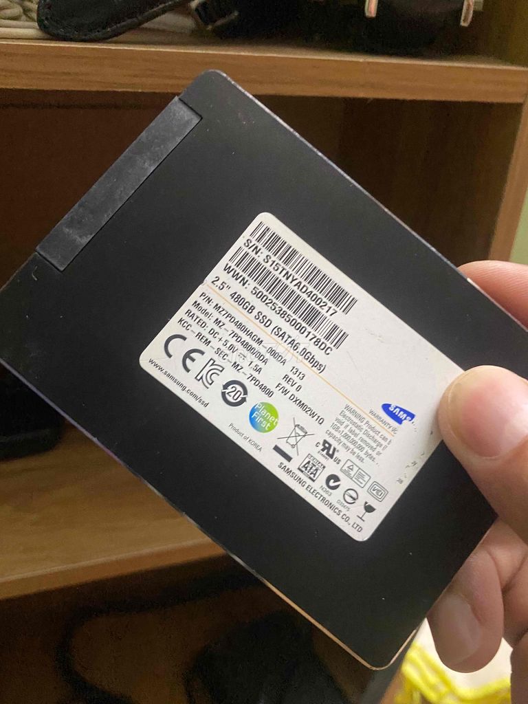 SSD Samsung 480G sata 3 cần bán zin