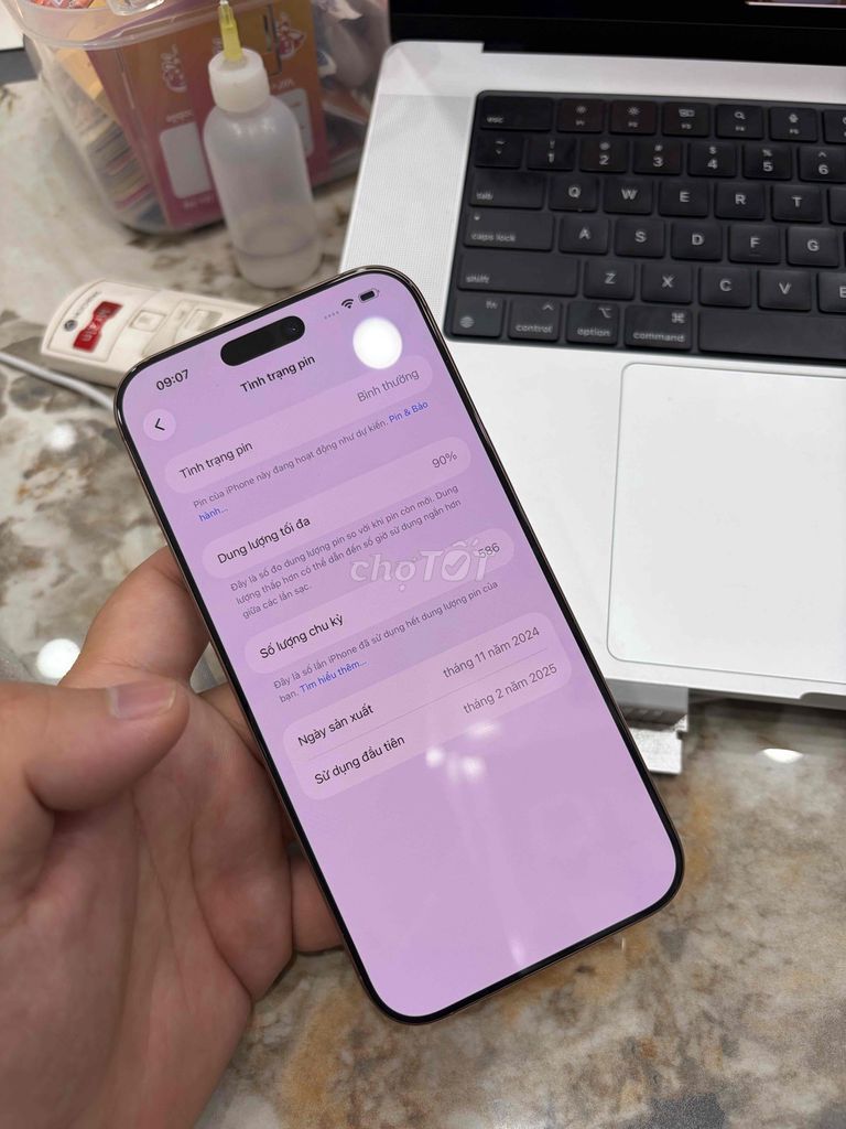 iPhone 16 Pro Max 256GB Vàng vn/a đẹp keng zin all. Mua bán Điện thoại tại Huyện Thanh Trì Hà Nội được đăng bởi Đoàn Xuân Tùng hình 1