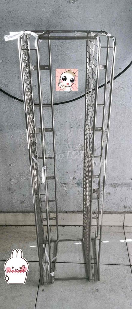 Kệ inox Bạc 120x35x30cm. Mua bán Tủ, kệ gia đình tại Huyện Hóc Môn Tp Hồ Chí Minh được đăng bởi Phương  hình 1
