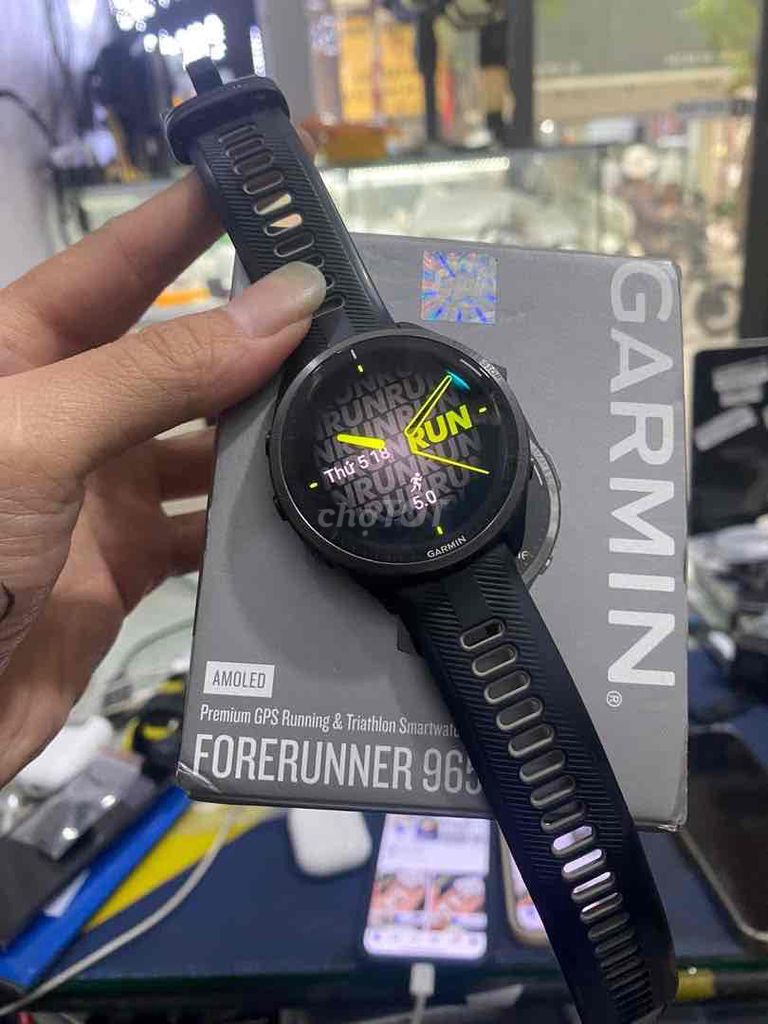 Garmin Forerunner 965 Đen. Mua bán Thiết bị đeo thông minh tại Quận Ba Đình Hà Nội được đăng bởi Mr Cường hình 1