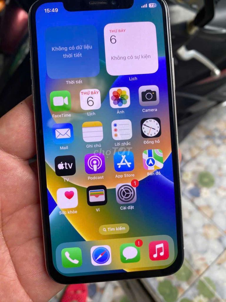 Apple iPhone X 256GB Trắng Đã sử dụng. Mua bán Điện thoại tại Quận Gò Vấp Tp Hồ Chí Minh được đăng bởi Pham Van Hung hình 1