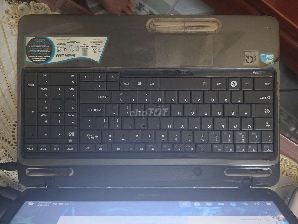 Laptop Toshiba Satellite L655 Xám. Mua bán Laptop tại Quận Hải Châu Đà Nẵng được đăng bởi Dông hình 1
