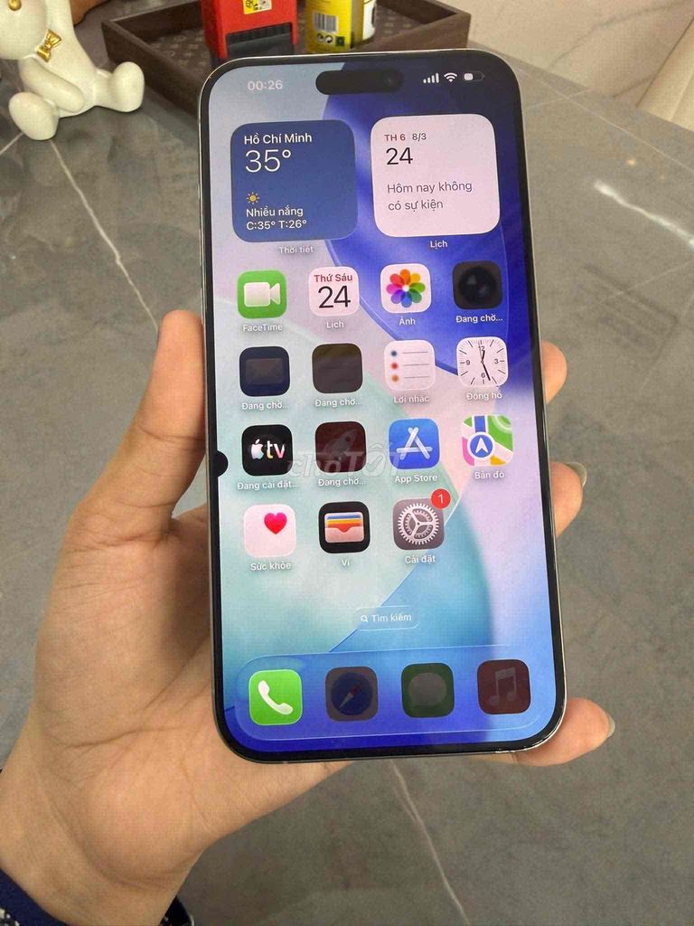 Apple iPhone 15 Pro Max Xám Đã dùng. Mua bán Điện thoại tại Quận Sơn Trà Đà Nẵng được đăng bởi Văn Tuấn hình 1