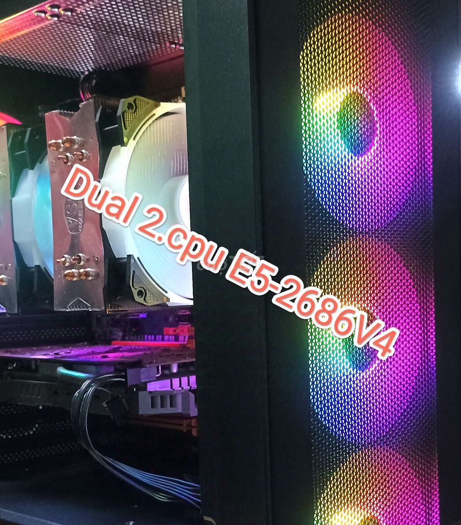 Dual 2 cpu E5-2686v4(36 nhân 72 luồng)/ Gtx1060 6G