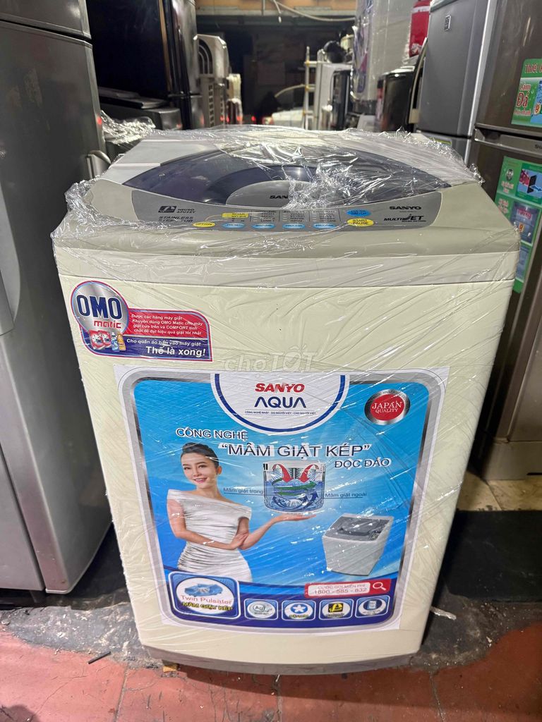 Máy giặt Sanyo 7kg Trắng tiết kiệm điện. Mua bán Máy giặt tại Quận 7 Tp Hồ Chí Minh được đăng bởi Điện Lạnh Giá Tốt hình 1