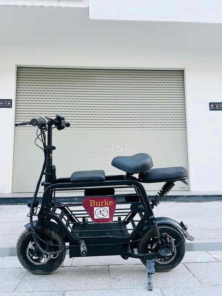 Xe đạp điện Burke Đen Gấp gọn. Mua bán Xe điện tại Quận Nam Từ Liêm Hà Nội được đăng bởi Bùi Anh Dũng hình 3