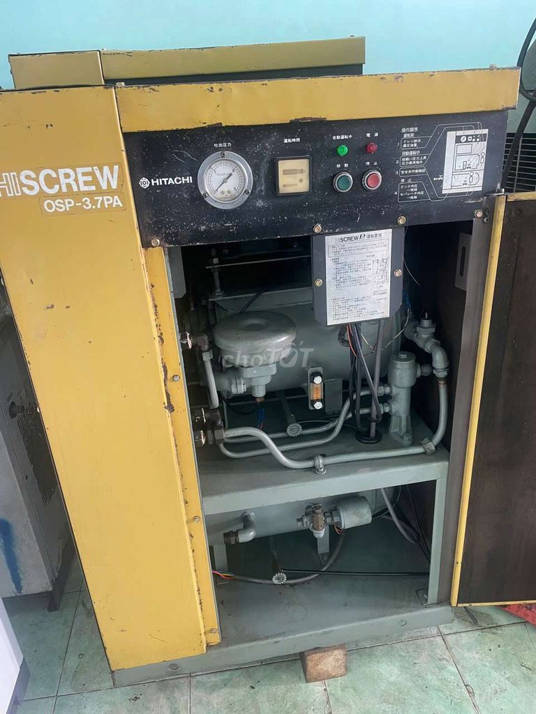 Máy nén khí Hitachi OSP-3.7PA 5hp Nhật Bản. Mua bán Đồ chuyên dụng, Giống nuôi trồng tại Quận Bình Tân Tp Hồ Chí Minh được đăng bởi Lê Đăng hình 1