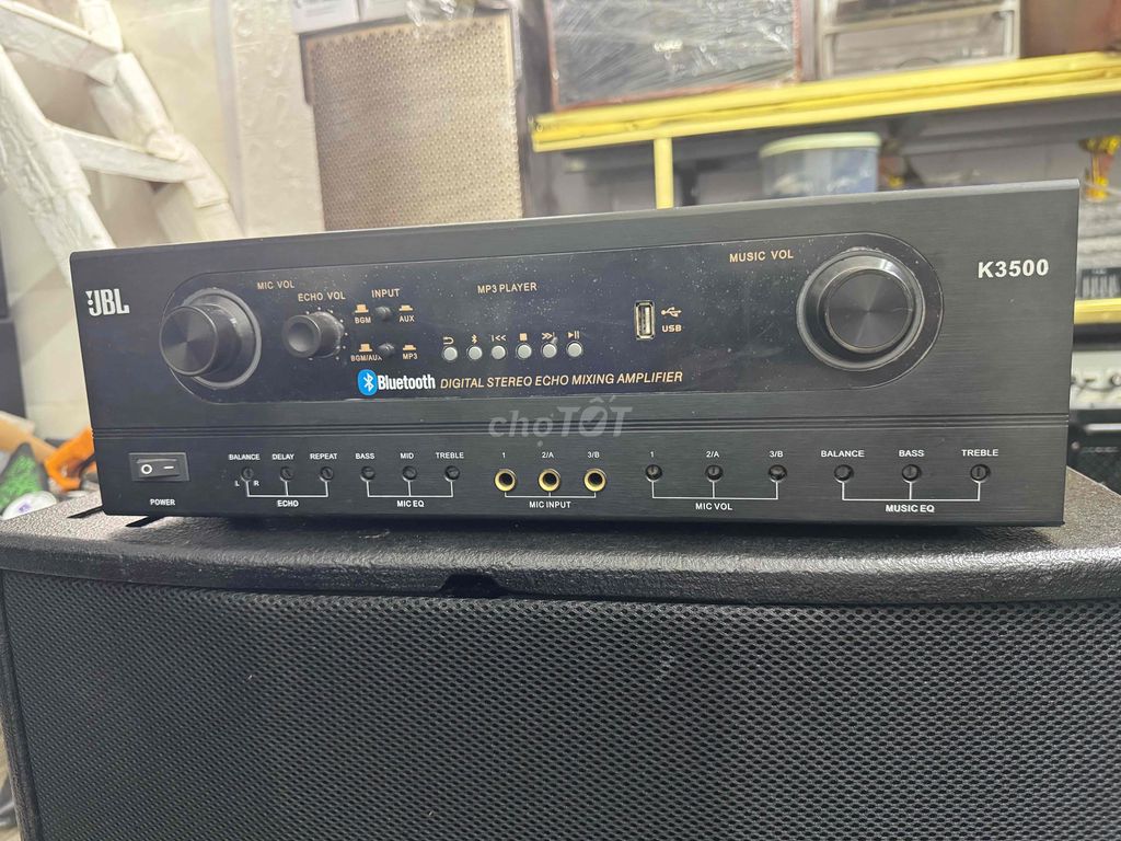 Cục đẩy liền vang JBL K3500 Đen Bluetooth Hát Hay. Mua bán Tivi, Âm thanh tại Quận Hoàng Mai Hà Nội được đăng bởi Âm Thanh Hay  hình 1