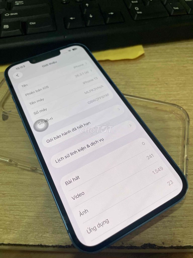 iPhone 13 128GB Xanh dương. Mua bán Điện thoại tại Thành phố Long Xuyên An Giang được đăng bởi Mê Công Nghệ hình 1