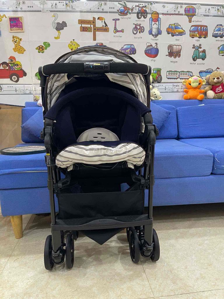 Xe đẩy Combi Sugocal 4cas Đen. Mua bán Mẹ và bé tại Quận Gò Vấp Tp Hồ Chí Minh được đăng bởi Phạm nguyễn thu Hằng hình 1