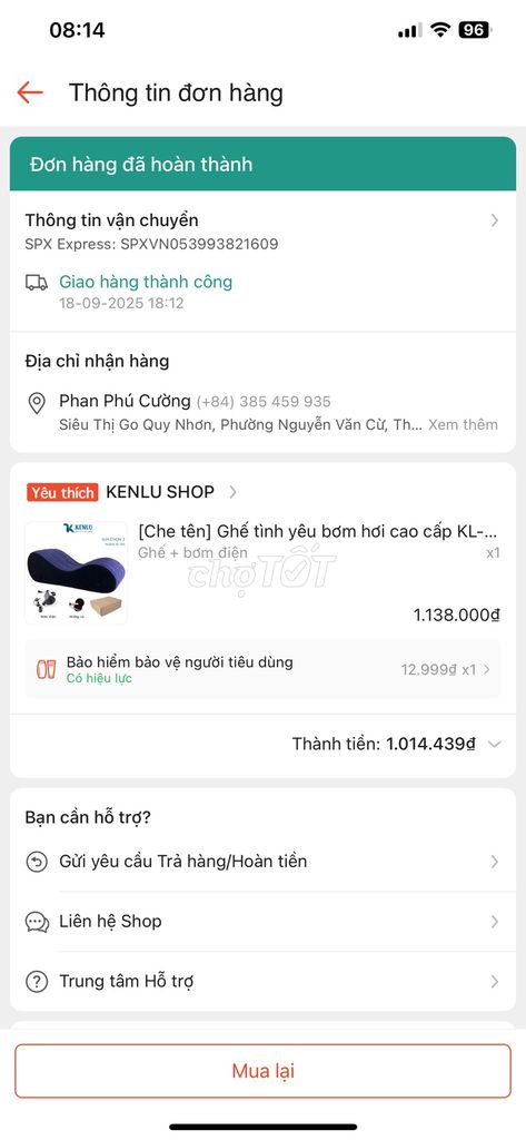 Ghế bơm hơi KENLU Shop KL-SM. Mua bán Giường, chăn ga gối nệm tại Thành phố Qui Nhơn Bình Định được đăng bởi Tên chưa cung cấp hình 1