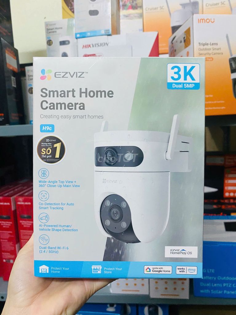 Camera WiFi 2 mắt ngoài trời EZVIZ H9C (5MP+5MP). Mua bán Máy ảnh, Máy quay tại Quận Thanh Xuân Hà Nội được đăng bởi Camera GIÁ SỈ hình 1