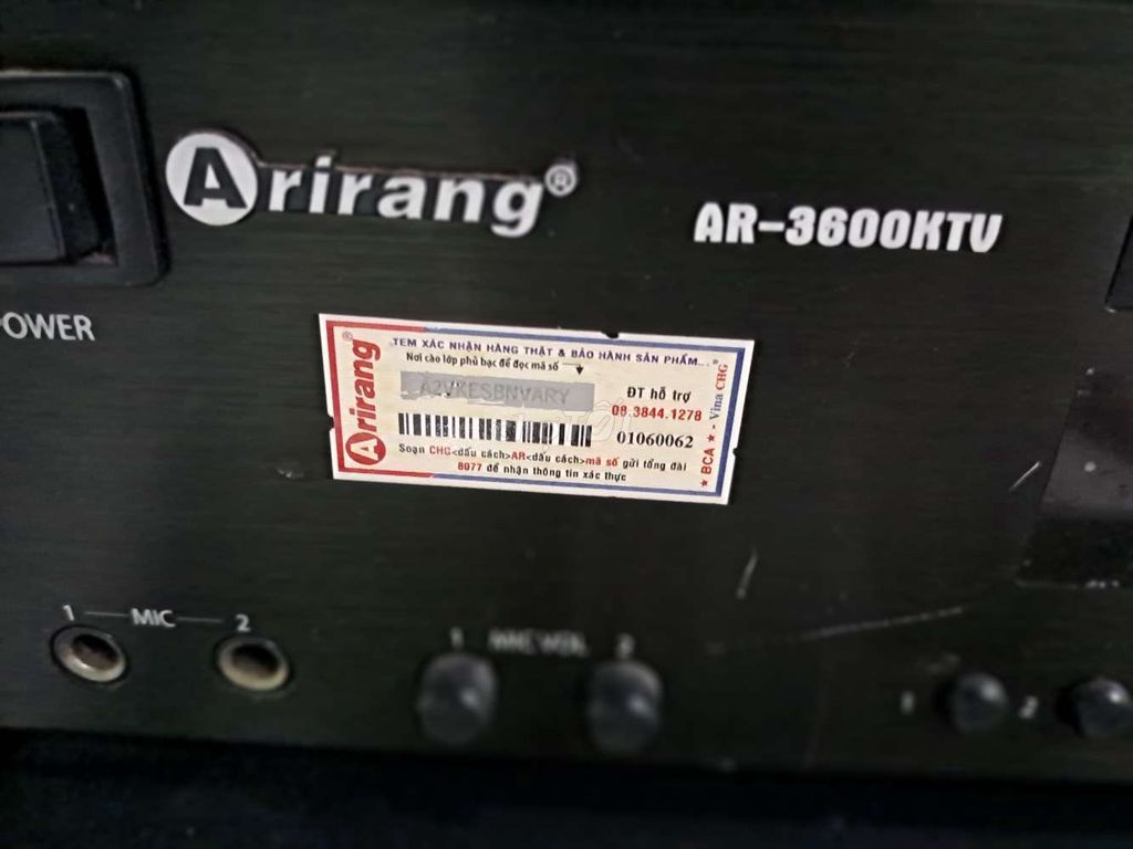 Đầu karaoke Ariang AR-3600KTV kèm 1 ổ cứng