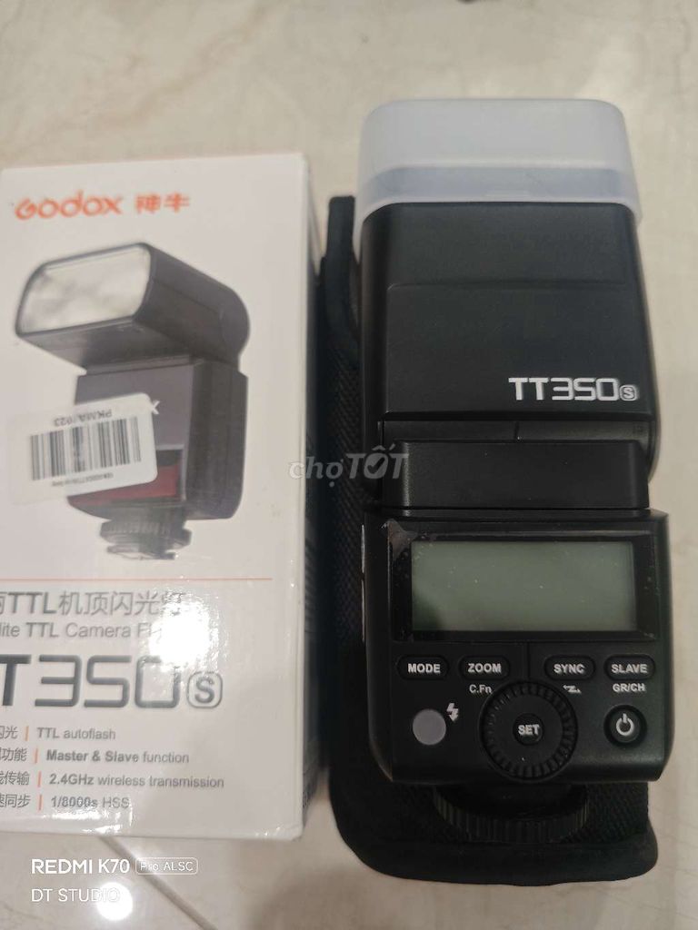 Đèn flash Godox TT350S. Mua bán Máy ảnh, Máy quay tại Quận 6 Tp Hồ Chí Minh được đăng bởi Dat hình 1