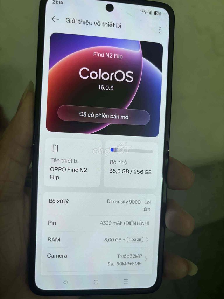 Oppo Find N2 Flip 256GB Tím. Mua bán Điện thoại tại Quận Bắc Từ Liêm Hà Nội được đăng bởi hung hình 1