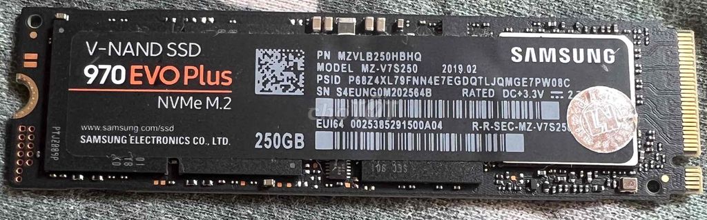 ổ cứng nvme 250gb sức khoẻ 99%. Mua bán Linh kiện (RAM, Card...) tại Huyện Đông Anh Hà Nội được đăng bởi Du bai hình 1