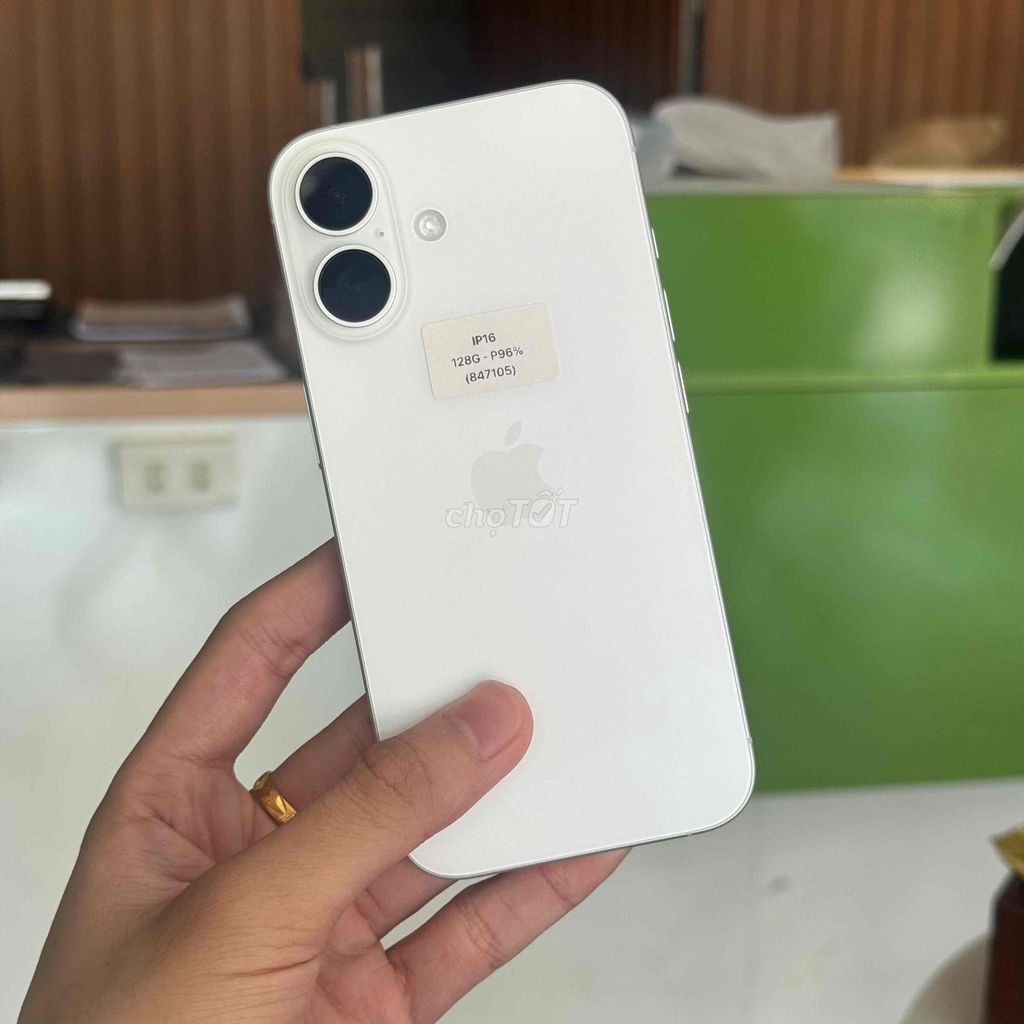 💥 iPhone 16 128GB Trắng Like new | Góp nợ xấ u. Mua bán Điện thoại tại Quận Ngô Quyền Hải Phòng được đăng bởi minmobile HP hình 1