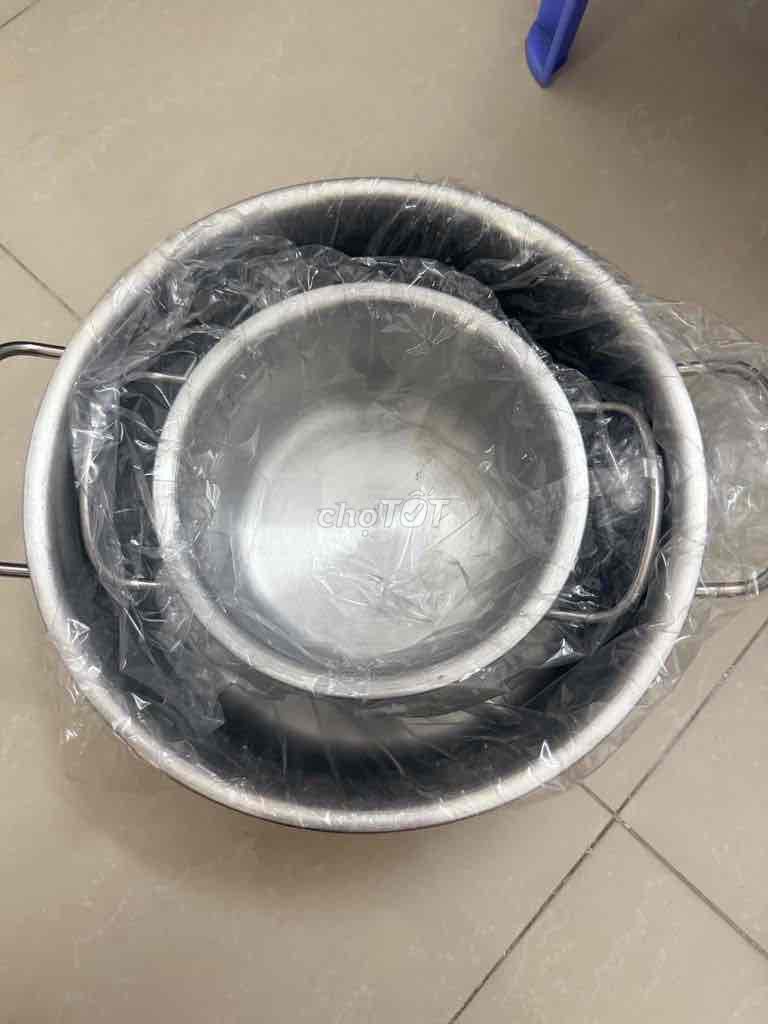 Nồi Inox 20cm, 24cm Bạc Mới 100%. Mua bán Dụng cụ nhà bếp tại Quận Tân Phú Tp Hồ Chí Minh được đăng bởi T hình 1
