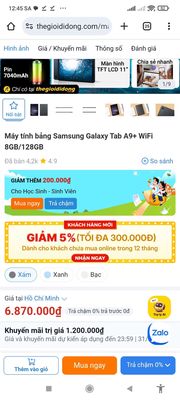 A9+ WIFI 8gb/128GB nguyên seal. Mua bán Máy tính bảng tại Quận Hà Đông Hà Nội được đăng bởi Hoàng Vũ