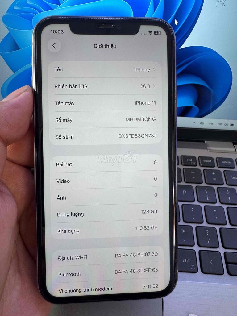 iPhone 11 128GB Tím. Mua bán Điện thoại tại Quận 6 Tp Hồ Chí Minh được đăng bởi QUỐC THIÊN BÁN GÓP 0 ĐỒNG  hình 1
