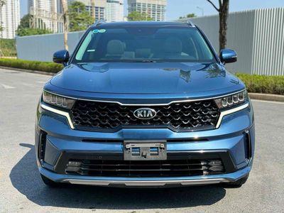 Kia Sorento 2021 luxury màu xanh