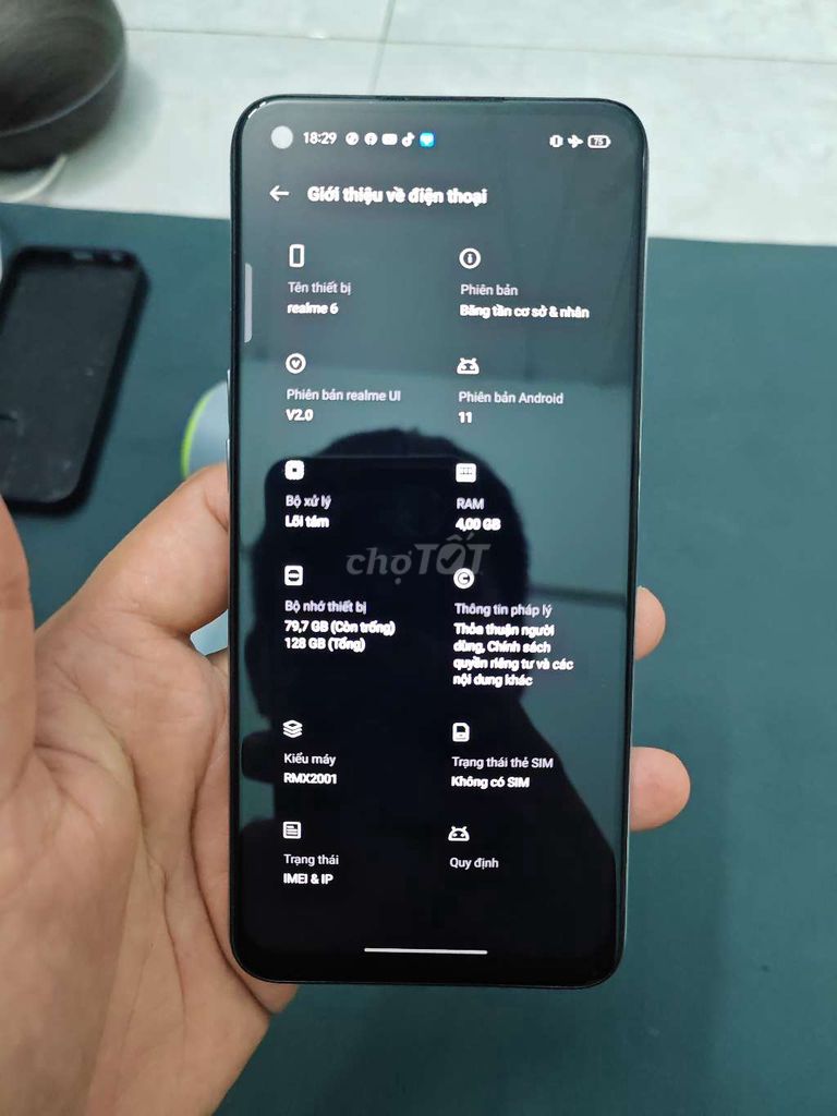 Cần bán Realme 6. Mua bán Điện thoại tại Thành phố Thủ Đức Tp Hồ Chí Minh được đăng bởi bằng  hình 1