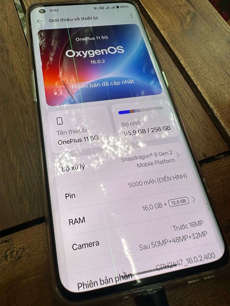 OnePlus 11 5G 256GB màn bị sọc 3 đường full. Mua bán Điện thoại tại Thành phố Nha Trang Khánh Hòa được đăng bởi mua hình 1