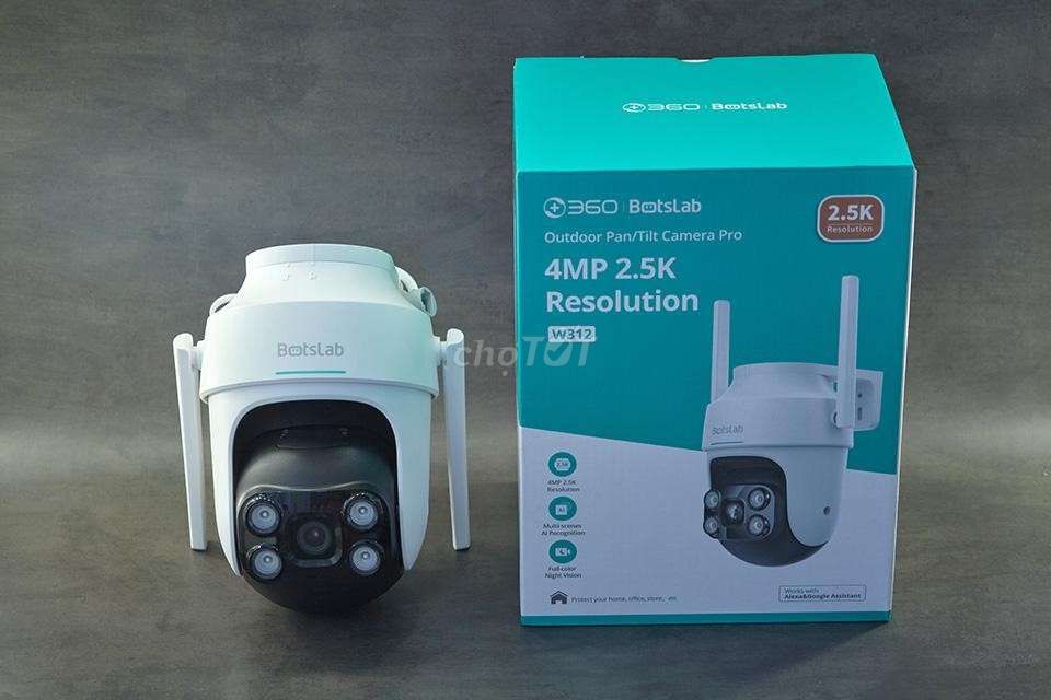 Camera AI ngoài trời 2K ban đêm có màu