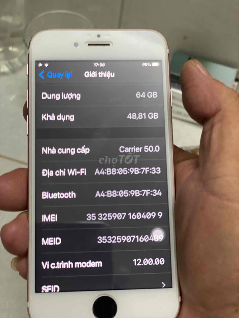 Apple iPhone 6s 64GB Vàng hồng. Mua bán Điện thoại tại Quận Tân Bình Tp Hồ Chí Minh được đăng bởi Chung hình 1