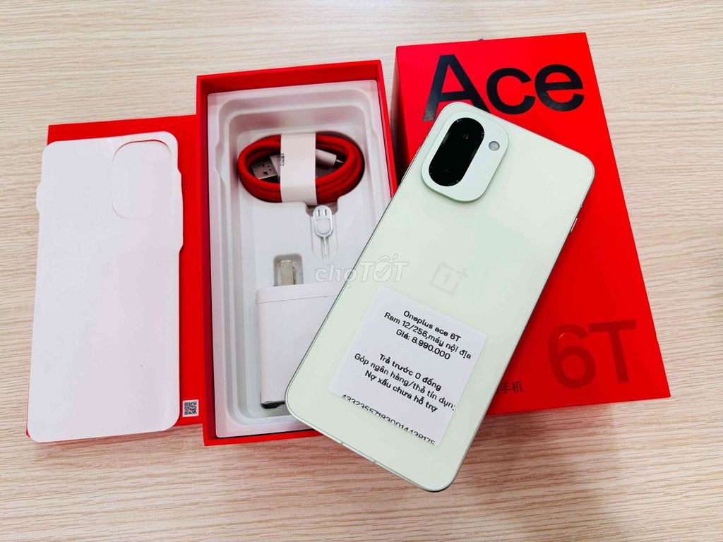 OnePlus Ace 6T 256GB Xanh mint. Mua bán Điện thoại tại Thành phố Long Xuyên An Giang được đăng bởi Ngân KNmobile An Giang  hình 1