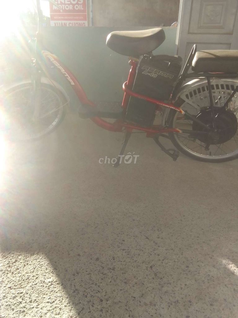 Xe đạp điện Asama A-48 Đỏ. Mua bán Xe điện tại Huyện Yên Định Thanh Hóa được đăng bởi Thư Lê hình 3