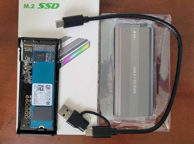 Ổ cứng di động ssd NVMe 512G, có đèn led RGB. Mua bán Linh kiện (RAM, Card...) tại Quận Gò Vấp Tp Hồ Chí Minh được đăng bởi Tài 