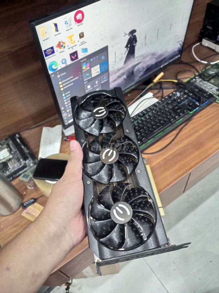 Card đồ họa EVGA 3060ti 8GB đã qua sử dụng. Mua bán Linh kiện (RAM, Card...) tại Huyện Thanh Oai Hà Nội được đăng bởi nguyen long hình 1