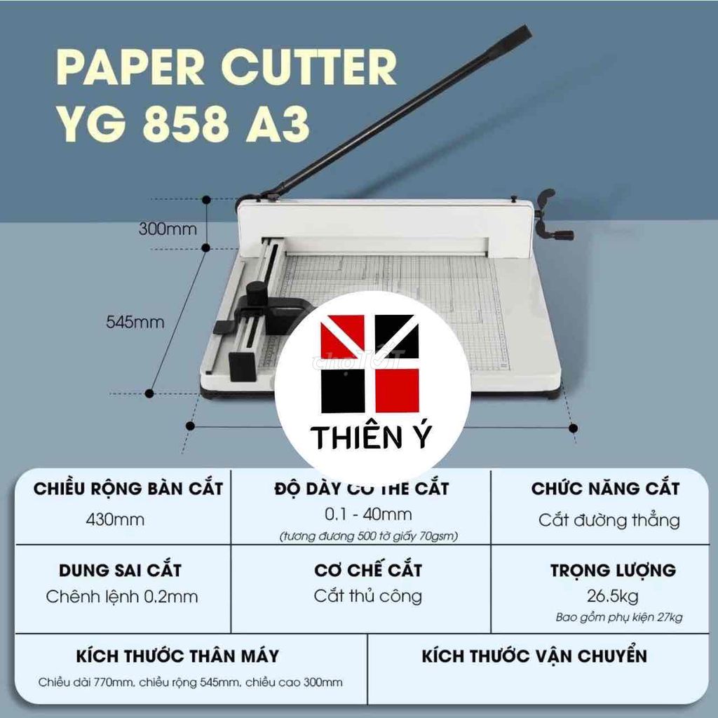 Bàn Cắt Giấy 858 A3