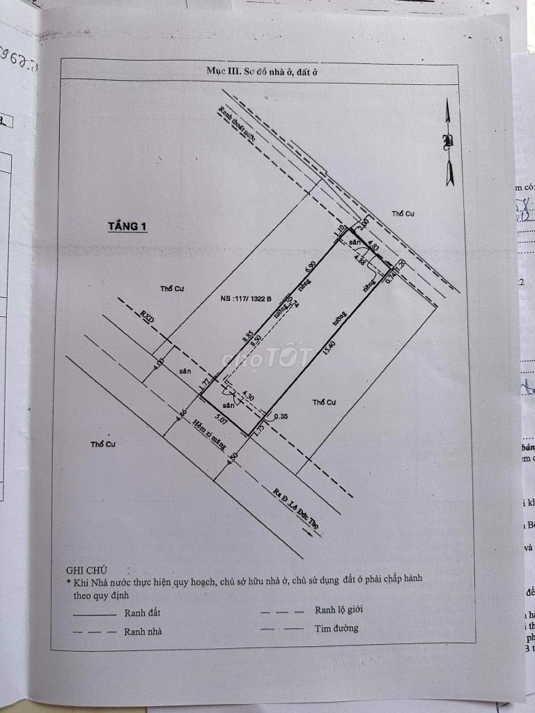 Bán đất, nhà cấp 4 (5,5 x 18,5) Lê Văn Thọ giao Lê Đức Thọ, Gò Vấp