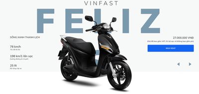 VinFast Feliz S (ưu đãi giảm giá 1.000.000)