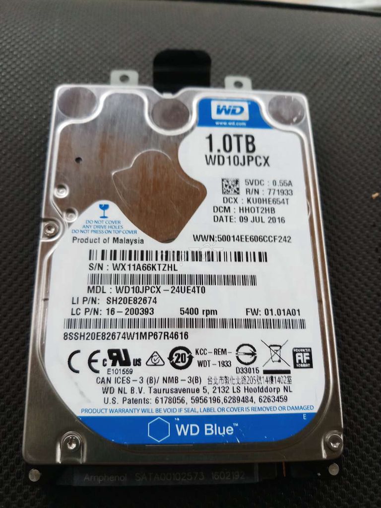 Ổ cứng laptop 1000 GB 100%