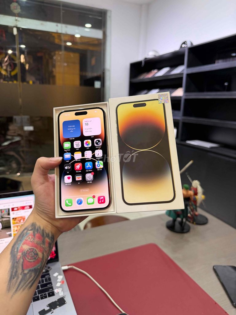 Apple iPhone 14 Pro Max QTE 128GB Zin All Nguyên. Mua bán Điện thoại tại Quận Cầu Giấy Hà Nội được đăng bởi Trung Kiên Trả Góp Bao Nợ Xấu hình 1