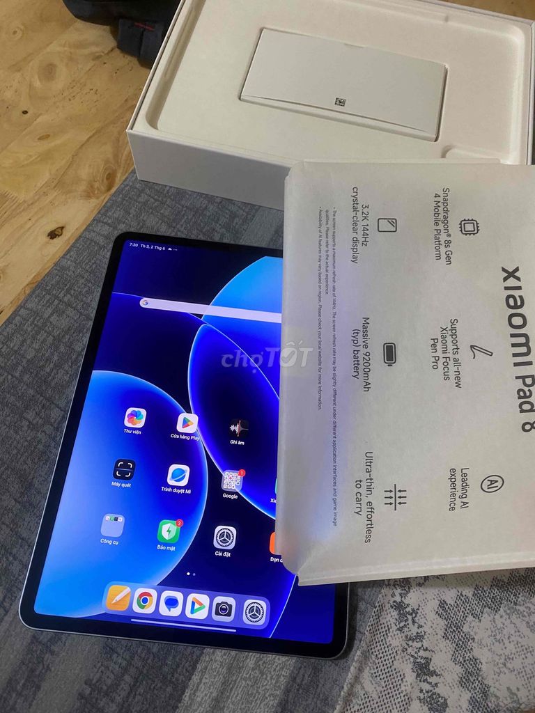 Xiaomi Pad 8 4GB/256GB Xám. Mua bán Máy tính bảng tại Thành phố Thủ Đức Tp Hồ Chí Minh được đăng bởi Phat hình 1