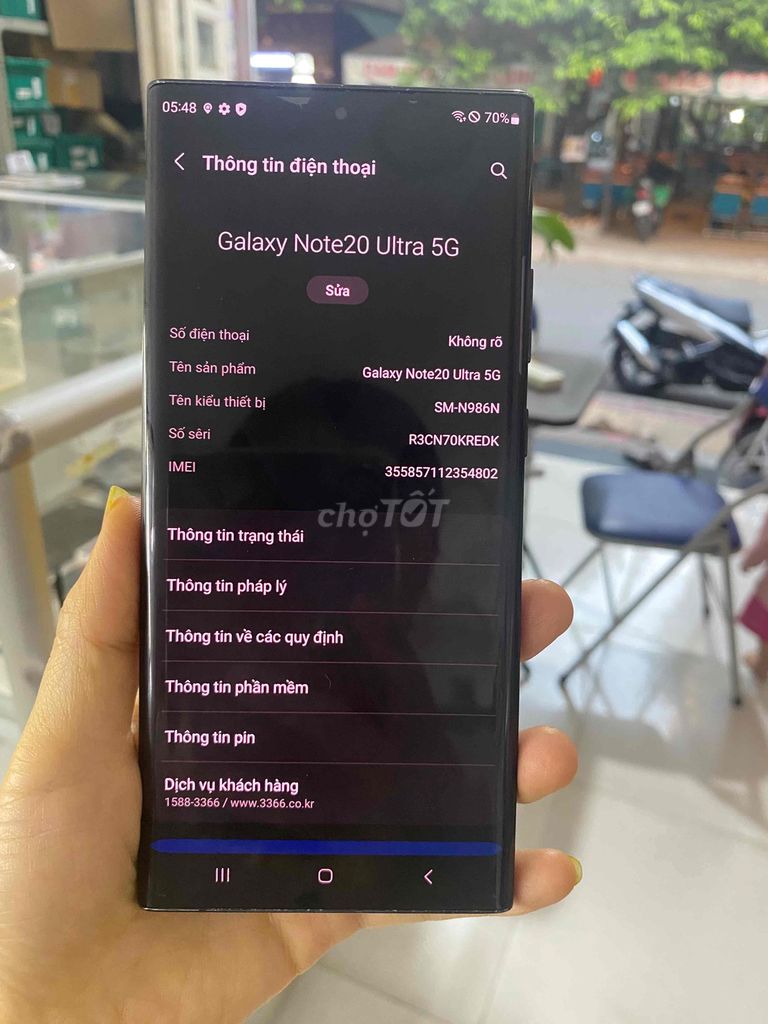 Samsung Galaxy Note20 Ultra 5G 256GB Đen. Mua bán Điện thoại tại Quận Tân Phú Tp Hồ Chí Minh được đăng bởi Minh Khang Sài gòn MoBILE hình 1