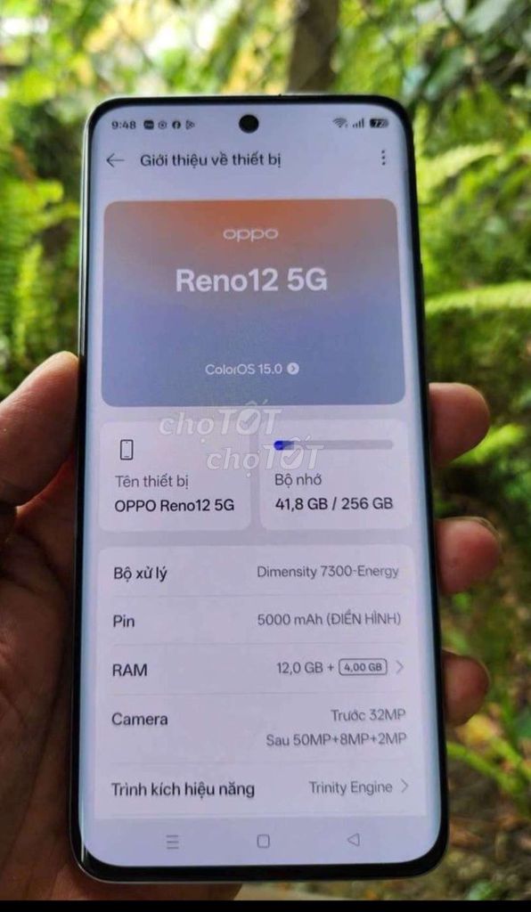 Oppo Reno12 5G 256GB giao lưu. Mua bán Điện thoại tại Huyện Châu Thành Tiền Giang được đăng bởi SIU hình 1
