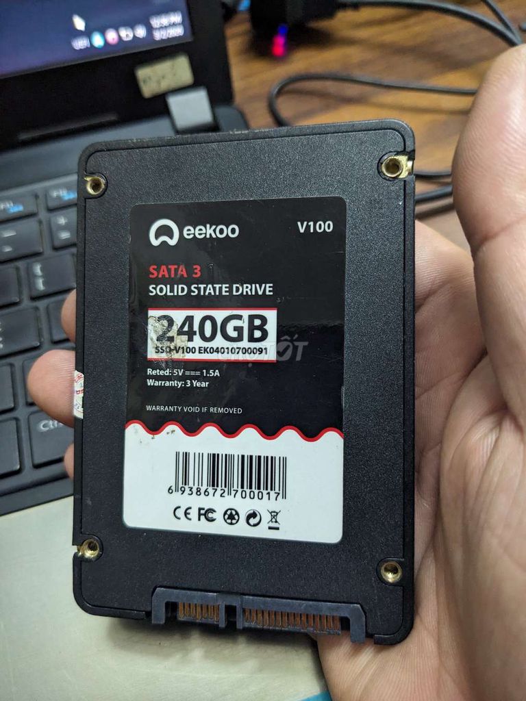 Ổ cứng SSD Eekoo 240G sk97%. Mua bán Linh kiện (RAM, Card...) tại Quận 8 Tp Hồ Chí Minh được đăng bởi SHIP hình 1
