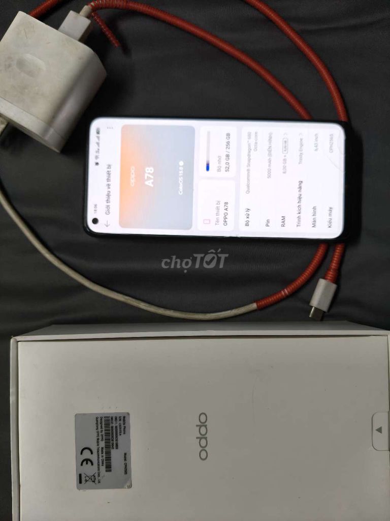 OPPO A78 8GB/256GB Đen. Mua bán Điện thoại tại Quận 11 Tp Hồ Chí Minh được đăng bởi Ân hình 1