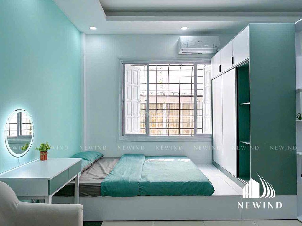 Квартира с 1 спальней, 35 кв.м у нового подножия моста Nguyen Van Cu, мебель