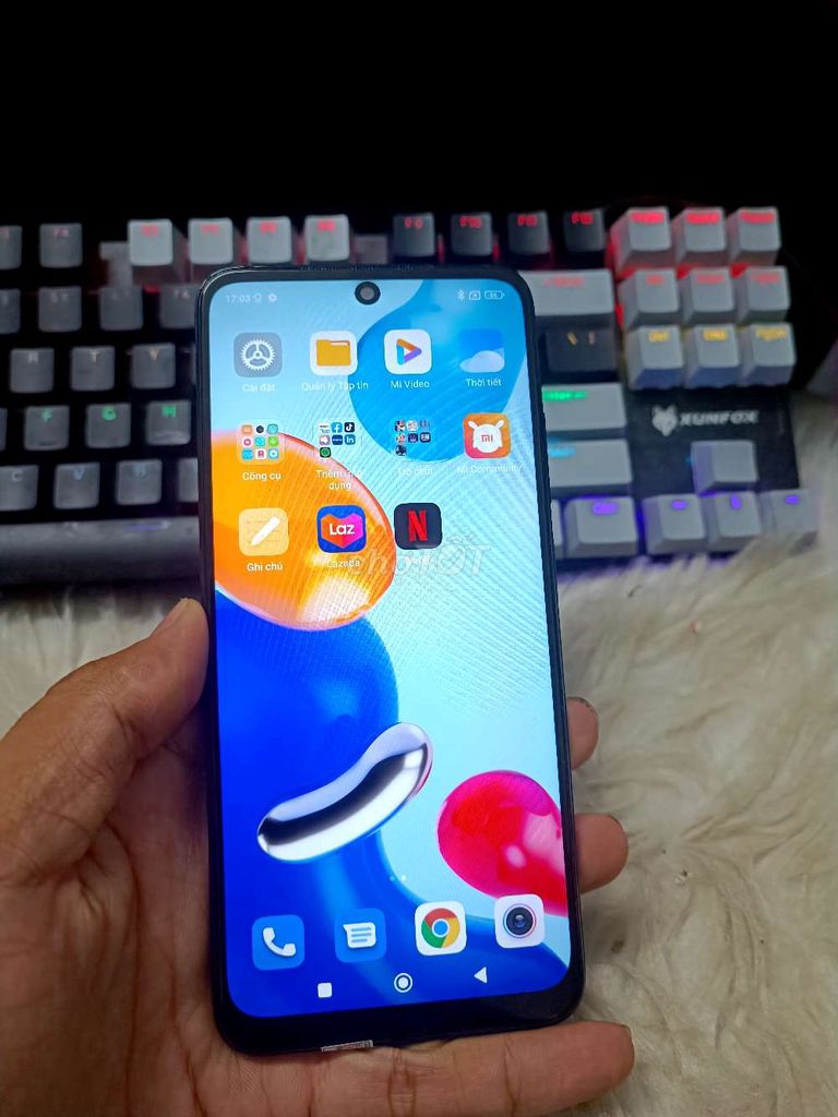 XIAOMI REDMI NOTE 11 4GB.128GB PIN 5000 SNAP 680. Mua bán Điện thoại tại Quận Bình Thạnh Tp Hồ Chí Minh được đăng bởi Dân Mobile hình 4